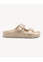 Sandalias Doble Hebilla Ajustable  Para Mujer Beige Seven Seven de Seven Seven