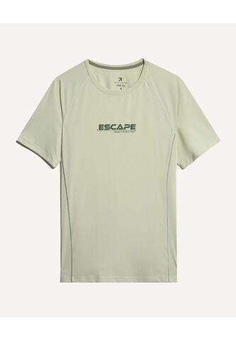 Camiseta Para Hombre Manga Corta Cuello Redondo Color Verde Marca Seven Seven #45092691 Seven Seven