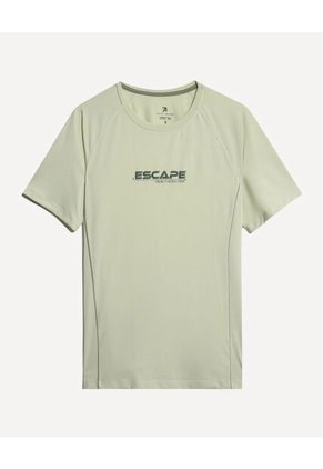 Camiseta Para Hombre Manga Corta Cuello Redondo Color Verde Marca Seven Seven #45092691