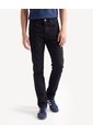 Pantalón Regular Stretch Tiro Medio  Para Hombre Negro Seven Seven de Seven Seven