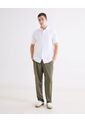 Camisa Regular Texturizada  Para Hombre Blanco Seven Seven de Seven Seven