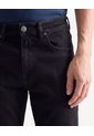 Pantalón Regular Stretch Tiro Medio  Para Hombre Negro Seven Seven de Seven Seven