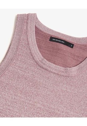 Camiseta Para Mujer Manga Sisa Cuello Redondo Color Morado Marca Seven Seven #28096275