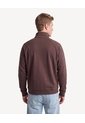 Buzo Boxy Cuello Alto Halfzipper  Para Hombre Café Seven Seven de Seven Seven