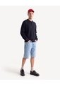 Saco Polo Tricot Con Botones  Para Hombre Negro Seven Seven de Seven Seven
