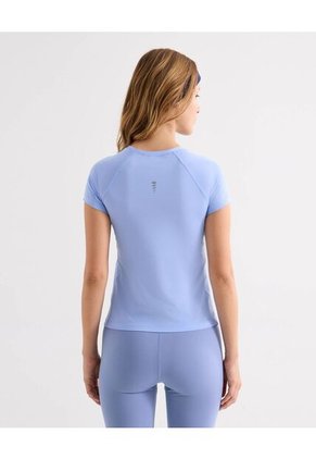 Camiseta Para Mujer Manga Corta Cuello V Color Azul Marca Seven Seven #28096273