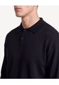 Saco Polo Tricot Con Botones  Para Hombre Negro Seven Seven de Seven Seven