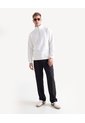 Buzo Halfzipper Burda Suave  Para Hombre Marfil Seven Seven de Seven Seven