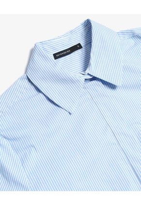 Blusa Para Mujer Manga Larga Color Azul Marca Seven Seven #28124099