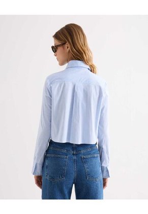 Blusa Para Mujer Manga Larga Color Azul Marca Seven Seven #28124099