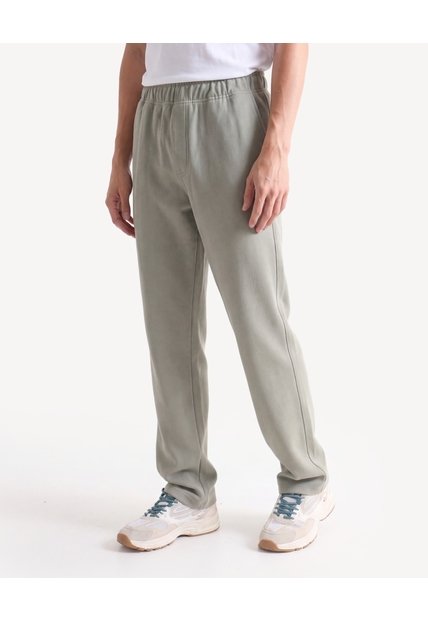 Pantalón Jogger Tejido De Punto  Para Hombre Verde Seven Seven