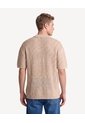 Camisa Crochet Calado  Para Hombre Arena Seven Seven de Seven Seven