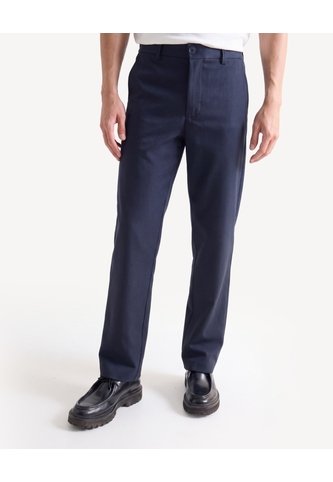 Pantalón Sastrero Straight Resortado  Para Hombre Azul Seven Seven Seven Seven