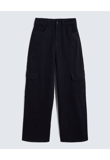 Jean Para Mujer Wide-Leg Color Negro Marca Seven Seven #28160937