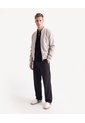 Pantalón Straight Bolsillos De Ribete  Para Hombre Negro Seven Seven de Seven Seven