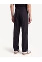 Pantalón Straight Bolsillos De Ribete  Para Hombre Negro Seven Seven de Seven Seven