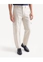 Pantalón Cargo Barrel En Dril  Para Hombre Taupe Seven Seven de Seven Seven