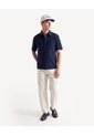 Pantalón Cargo Barrel En Dril  Para Hombre Taupe Seven Seven de Seven Seven