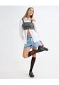 Short Cargo  Para Mujer Azul Seven Seven de Seven Seven