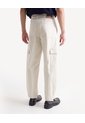Pantalón Cargo Barrel En Dril  Para Hombre Taupe Seven Seven de Seven Seven