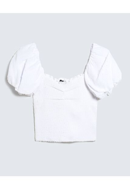 Blusa Para Mujer Manga Corta Color Blanco Marca Seven Seven #28124005