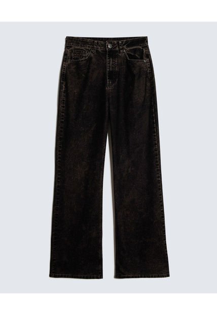 Jean Para Mujer Wide-Leg Color Negro Marca Seven Seven #28160906