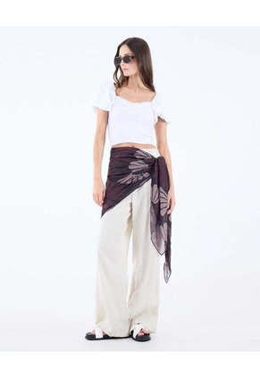 Blusa Para Mujer Manga Corta Color Blanco Marca Seven Seven #28124005