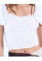 Blusa Para Mujer Manga Corta Color Blanco Marca Seven Seven #28124005 de Seven Seven