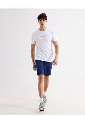 Camiseta Para Hombre Manga Corta Cuello Redondo Color Marfil Marca Seven Seven #45092688