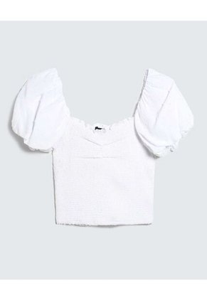 Blusa Para Mujer Manga Corta Color Blanco Marca Seven Seven #28124005