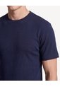 Camiseta Rib Cuello Redondo  Para Hombre Azul Seven Seven de Seven Seven