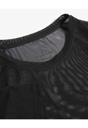 Camiseta Para Mujer Manga Corta Cuello Redondo Color Negro Marca Seven Seven #28096243