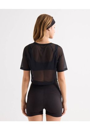 Camiseta Para Mujer Manga Corta Cuello Redondo Color Negro Marca Seven Seven #28096243