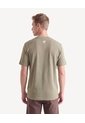 Camiseta Textura Suave Estampada  Para Hombre Verde Seven Seven de Seven Seven