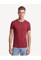Camiseta Slim Tacto Suave  Para Hombre Vino Seven Seven de Seven Seven