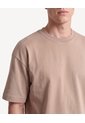 Camiseta Relaxed Tejido Pesado  Para Hombre Café Seven Seven de Seven Seven