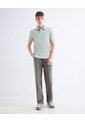 Jogger Con Pretina Encauchada  Para Hombre Gris Seven Seven de Seven Seven