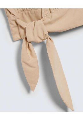 Blusa Para Mujer Manga Corta Color Beige Marca Seven Seven #28123945