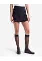 Falda Skort Con Hebilla  Para Mujer Negro Seven Seven de Seven Seven