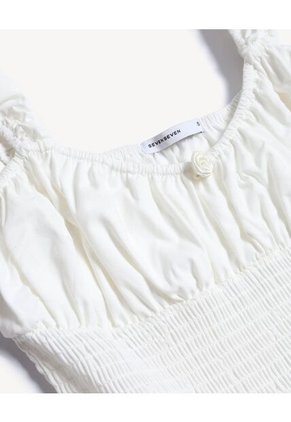 Vestido Para Mujer M/Sisa Corto Color Crudo Marca Seven Seven #28171422