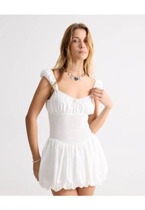 Vestido Para Mujer M/Sisa Corto Color Crudo Marca Seven Seven #28171422