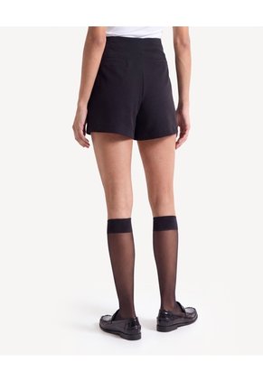 Falda Skort Con Hebilla Para Mujer Negro Seven Seven
