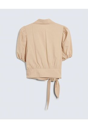 Blusa Para Mujer Manga Corta Color Beige Marca Seven Seven #28123945