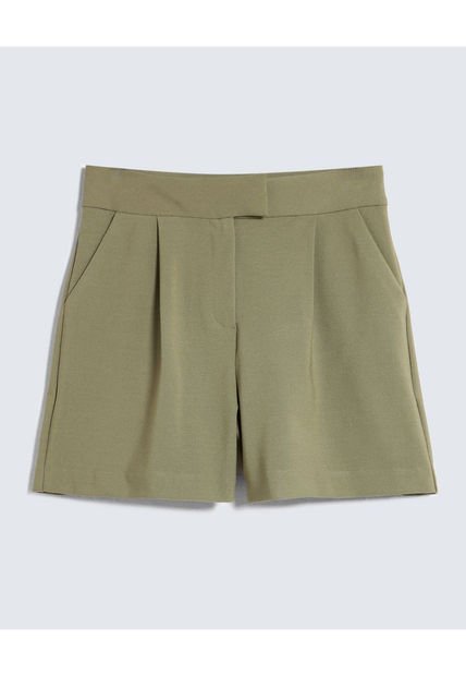 Short Para Mujer  Color Verde Oliva Marca Seven Seven #28191045