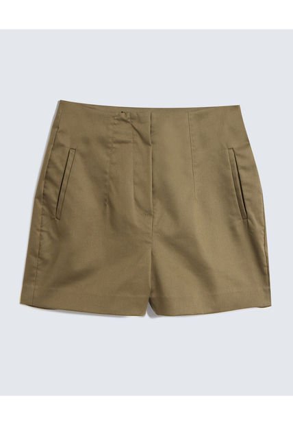 Short Para Mujer  Color Verde Oliva Marca Seven Seven #28191057