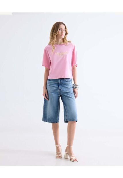 Short  Para Mujer Multiusos Plano Color Azul Marca Seven Seven #28191140