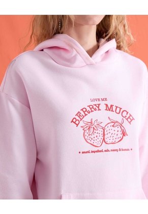 Buzo  Para Mujer Hoodie Color Rosa Marca Seven Seven #28069210
