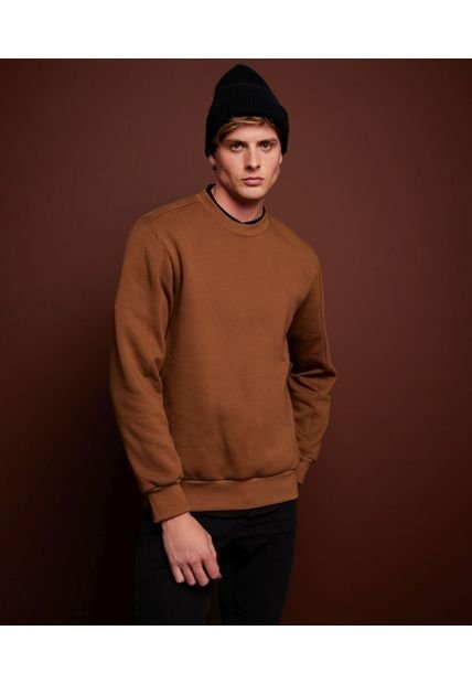 Buso Cuello Redondo Hombre Seven Algodón Café 45060581-80306