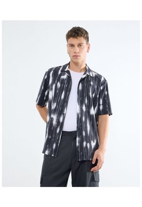 Camisa Para Hombre Manga Corta Color Gris Oscuro Marca Seven Seven #45012079