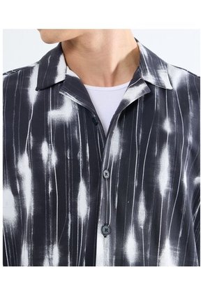 Camisa Para Hombre Manga Corta Color Gris Oscuro Marca Seven Seven #45012079